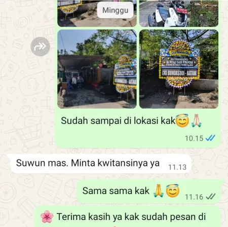 Pengiriman Papan Bunga Duka Hegarmanah Panggarangan