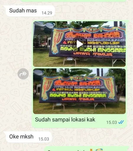 Pengiriman Papan Bunga Hegarmanah Panggarangan